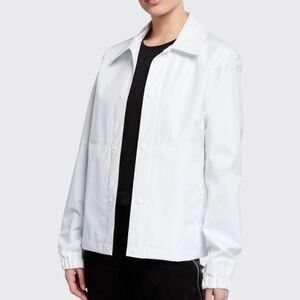 Helmut Lang X Parley Nylon Women's Crisp White Rain Jacket L NWOT